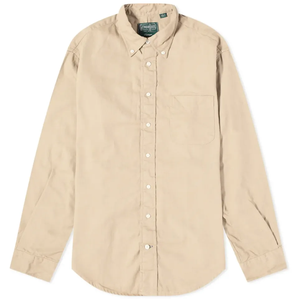Button Down Overdyed Oxford Shirt