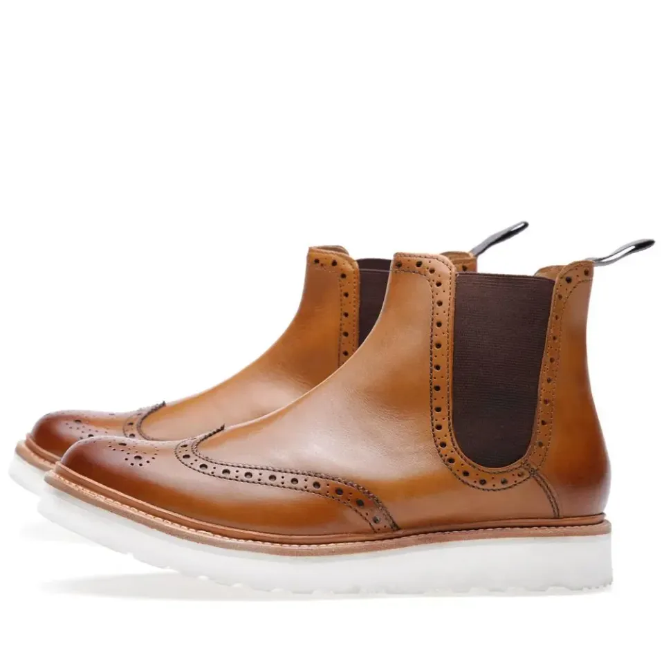 Alistair V Wing Tip Chelsea Boot