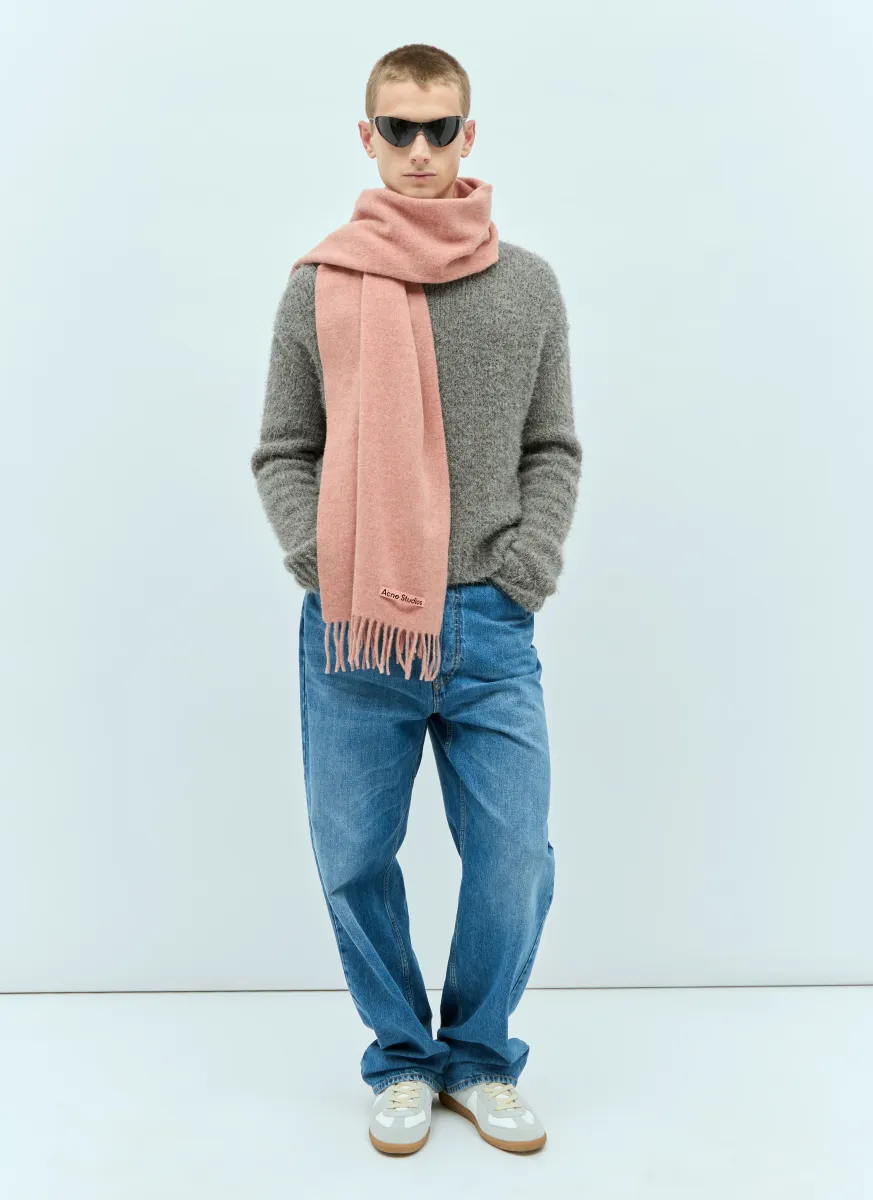 Fringe Wool Scarf