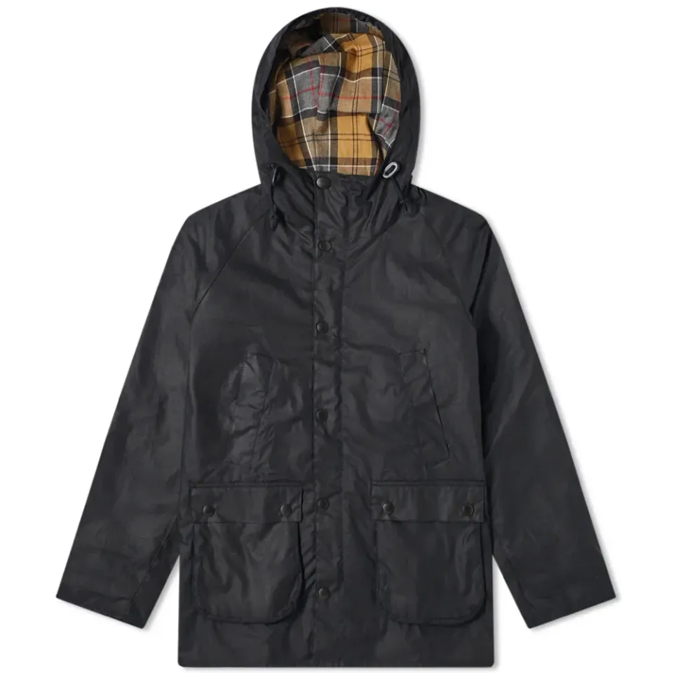 Sl Bedale Hooded Wax - White Label