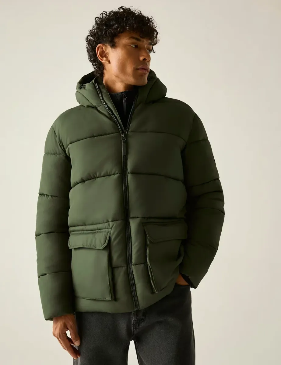Marek Waterproof Puffer Jacket Khaki