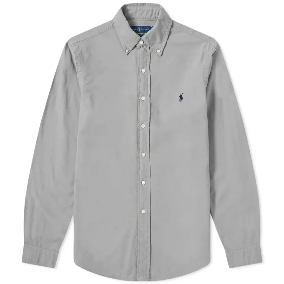 Slim Fit Garment Dyed Oxford Shirt