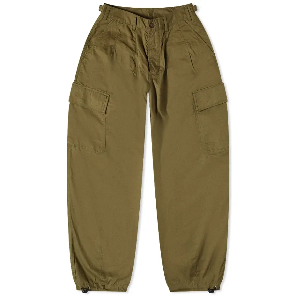 Fine Twill Loose Cargo Pant