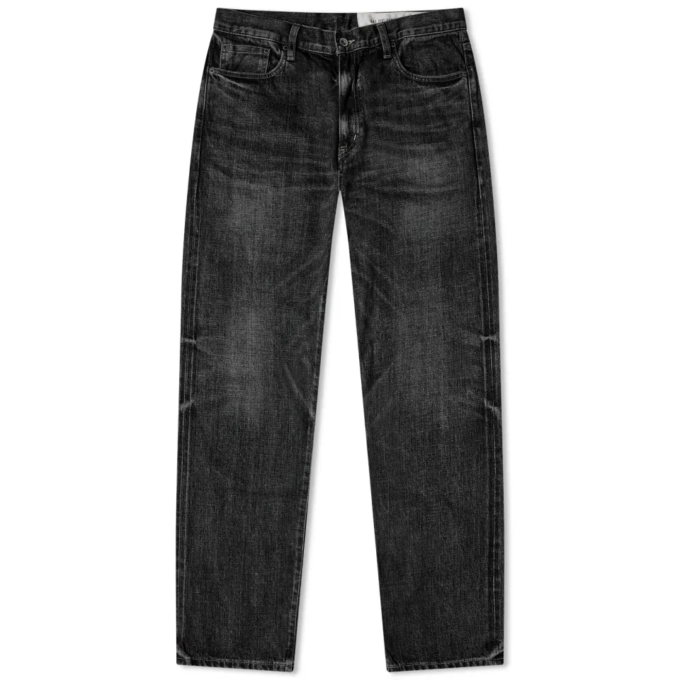 Washed Denim Jeans