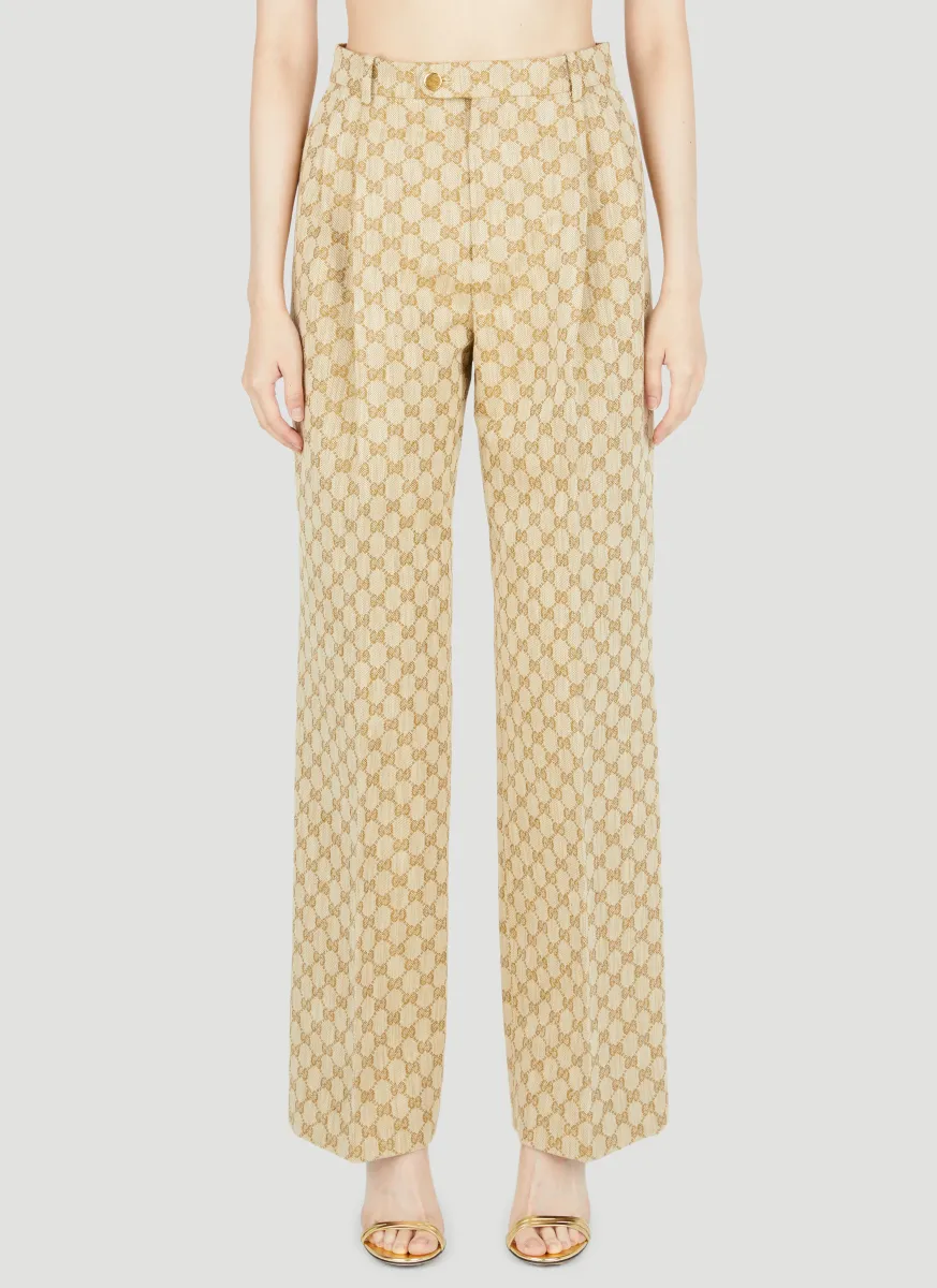 GG Supreme Canvas Suit Pants