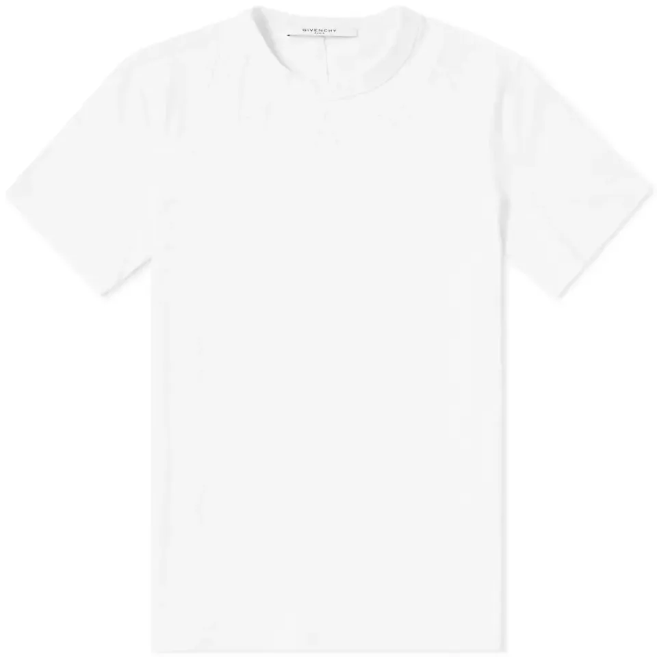 Star Embroidered Neck Tee