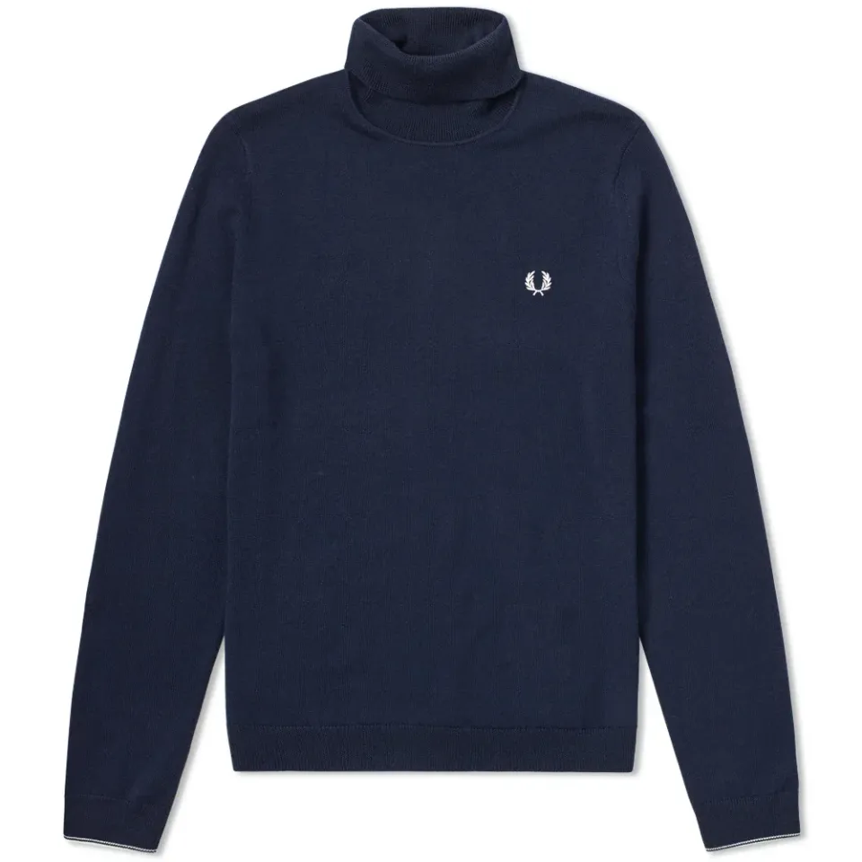 Fred Perry Classic Merino Roll Neck Knit