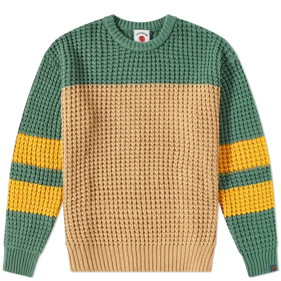 Waffle Crew Knit