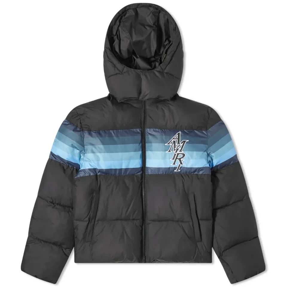 Staggered Logo Down Jacket