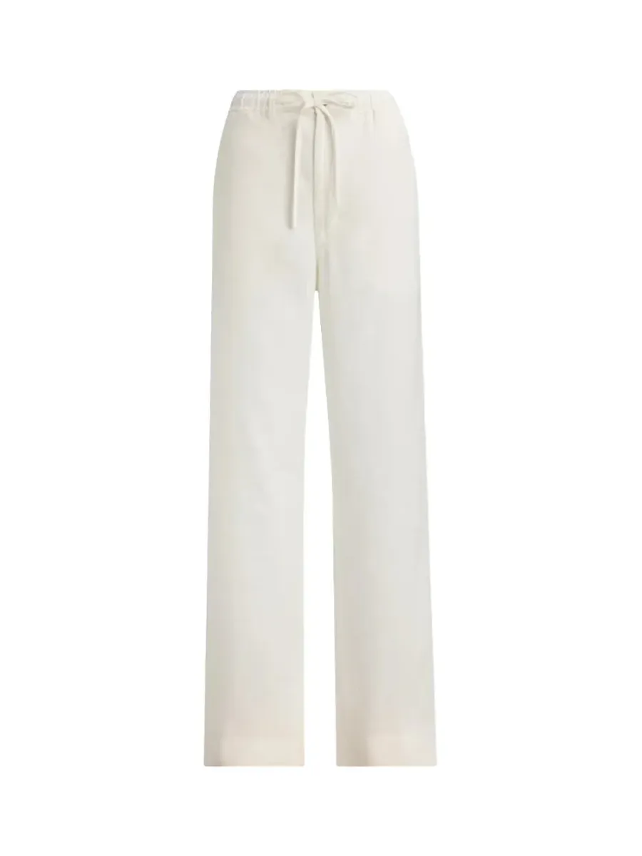 Pull On Trousers White