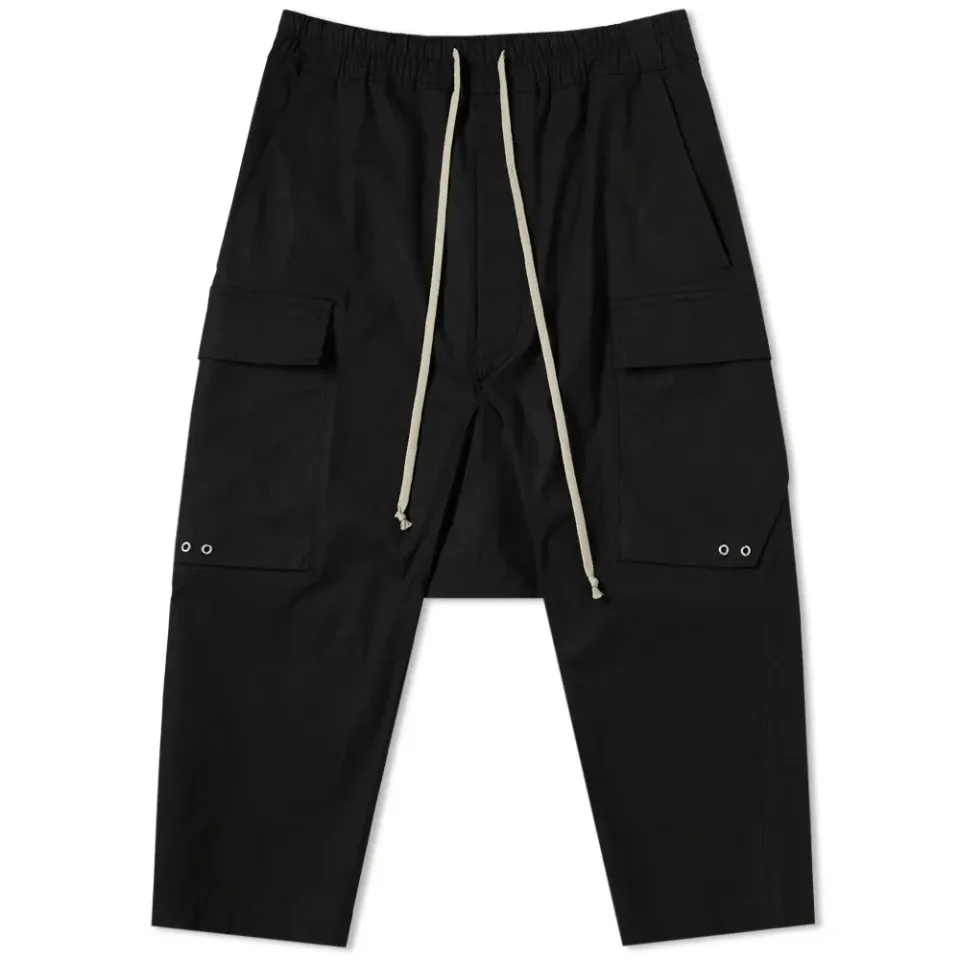 Drawstring Cropped Cargo Pant