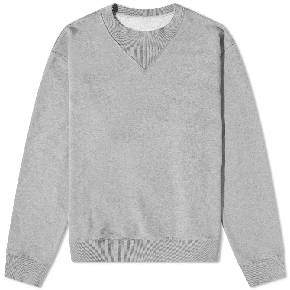 Oversized Elbow Patch Crew Sweat