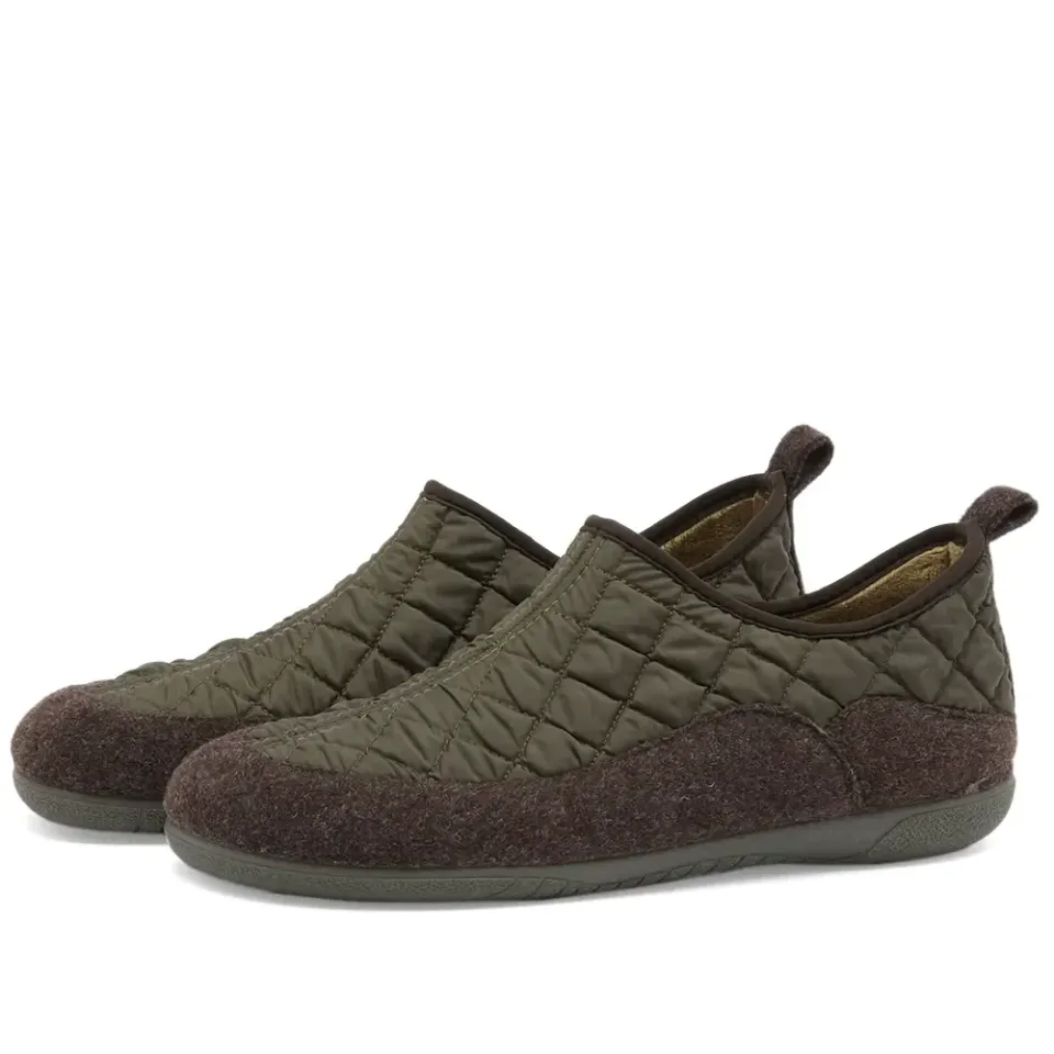 Quilted Slip On Houseshoe
