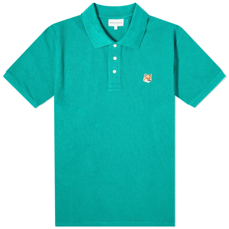 Maison Kitsuné Fox Head Patch Regular Polo
