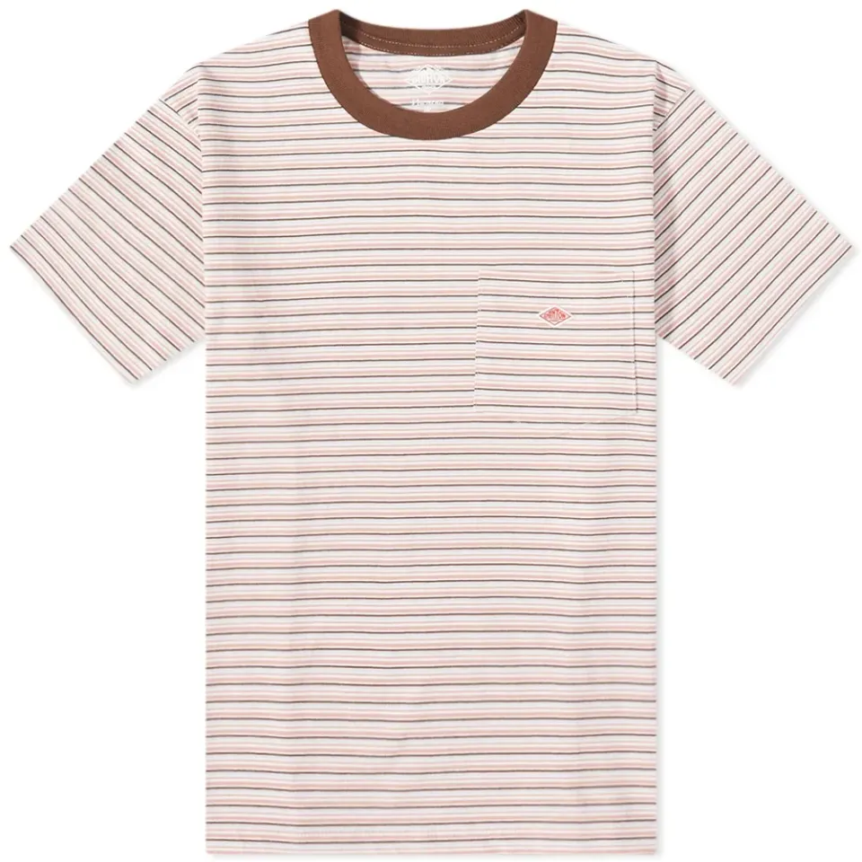 Stripe Crew Pocket T-Shirt