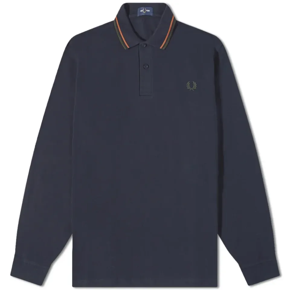 Long Sleeve Twin Tipped Polo