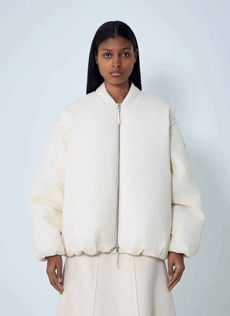 Zip-Front Bomber Jacket