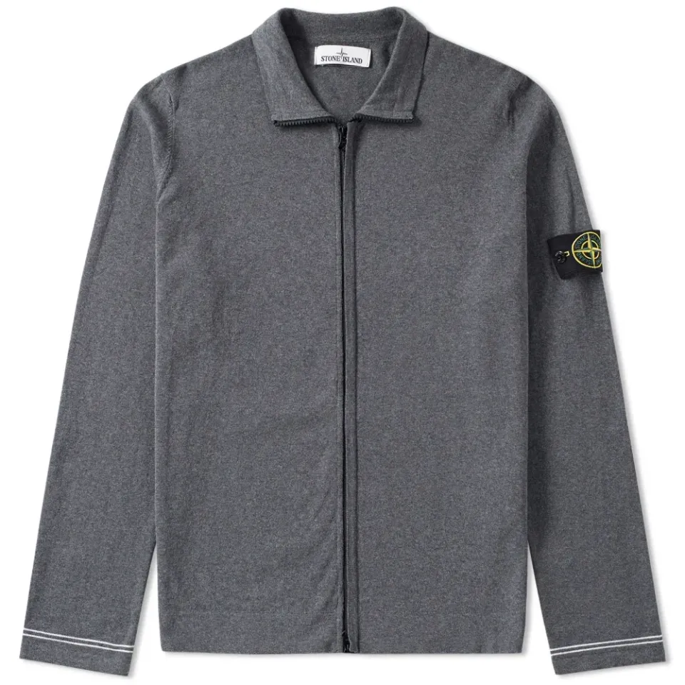 Raw Cotton Zip Jacket
