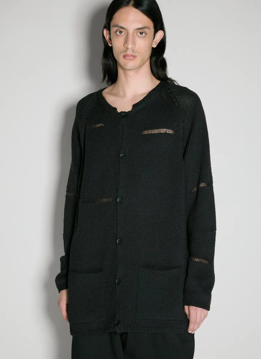 Miss-Match Knit Cardigan