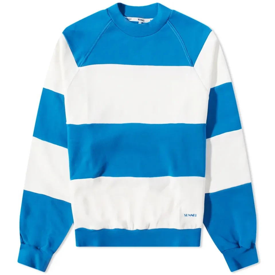 Striped Crew Sweat
