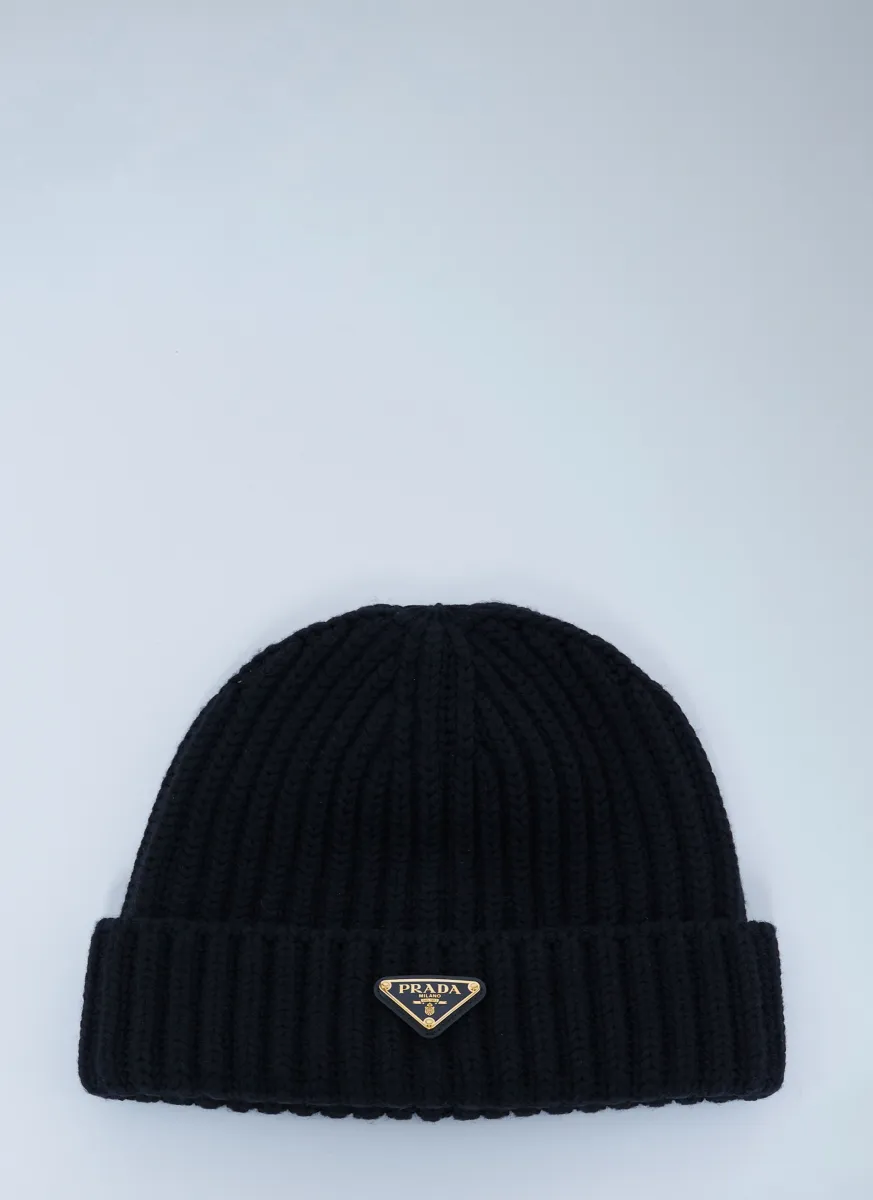Logo Motif Beanie Hat