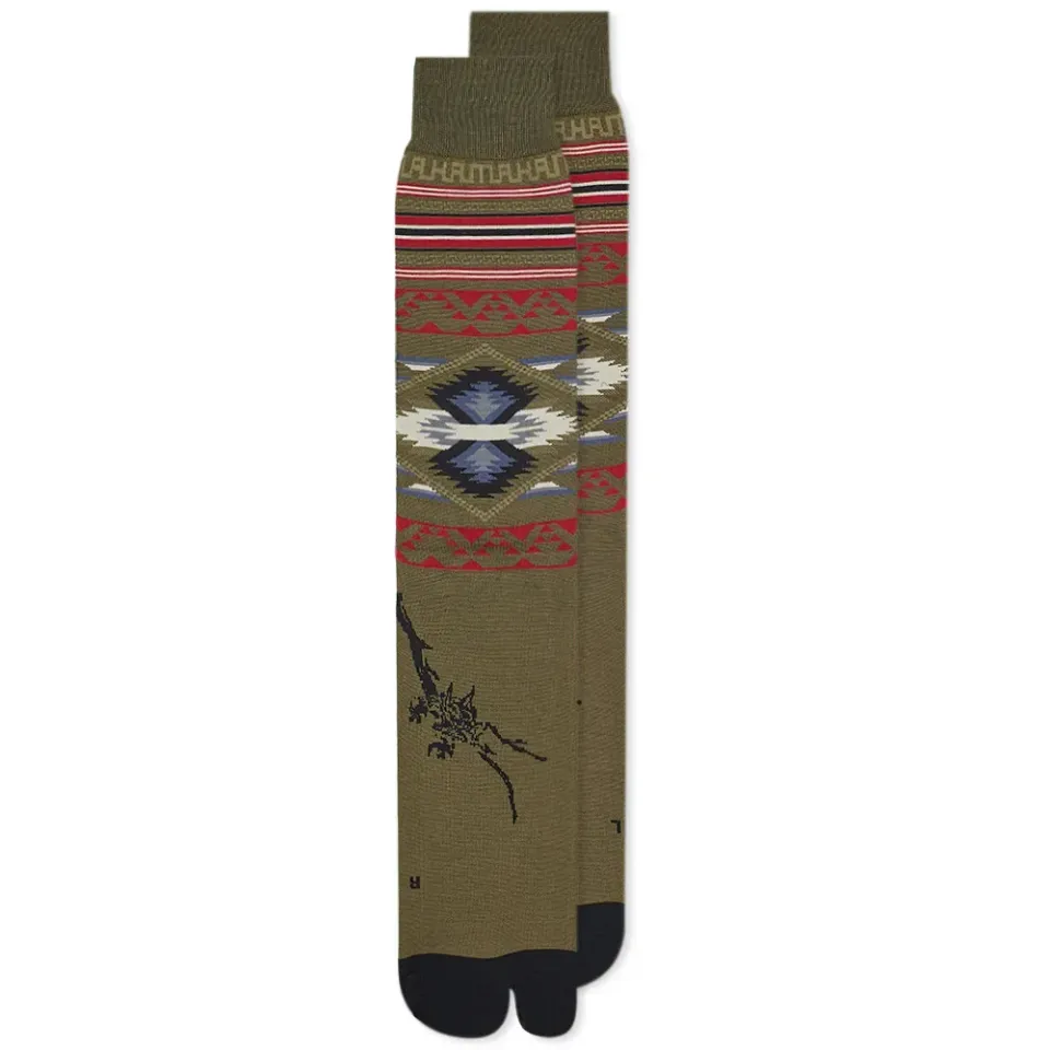 x Maharishi Broken Arrow Tabi Sock