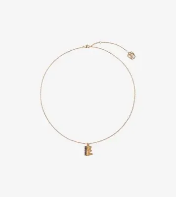 London Skyline Charm Necklace​ in Gold/multicolour