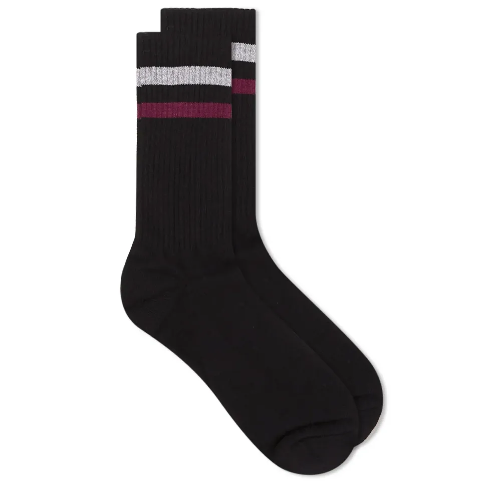 Stripe Crew Sock