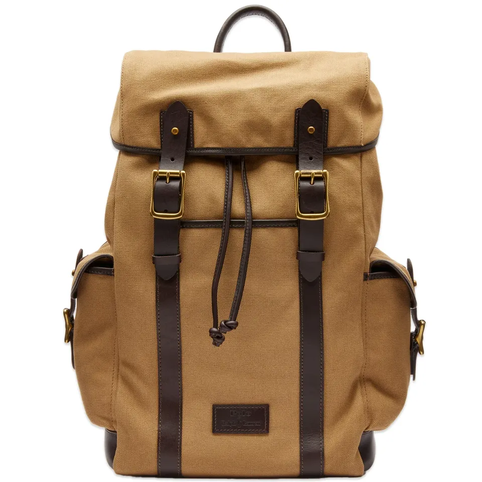Canvas & Leather Backpack