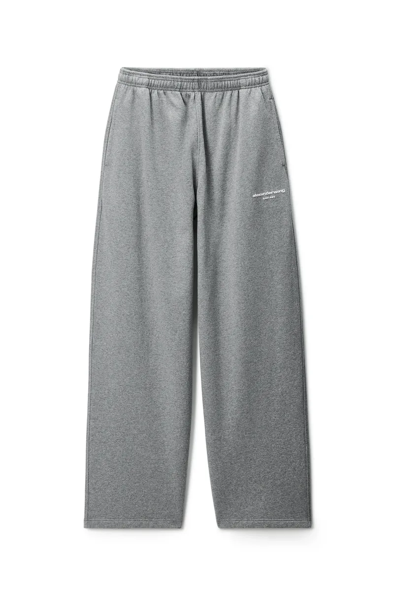 LOGO PRINT MID-RISE OVERSIZED SWEATPANT