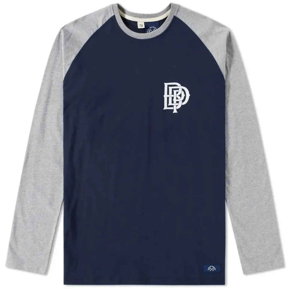 Long Sleeve Monogram Logo Raglan Tee