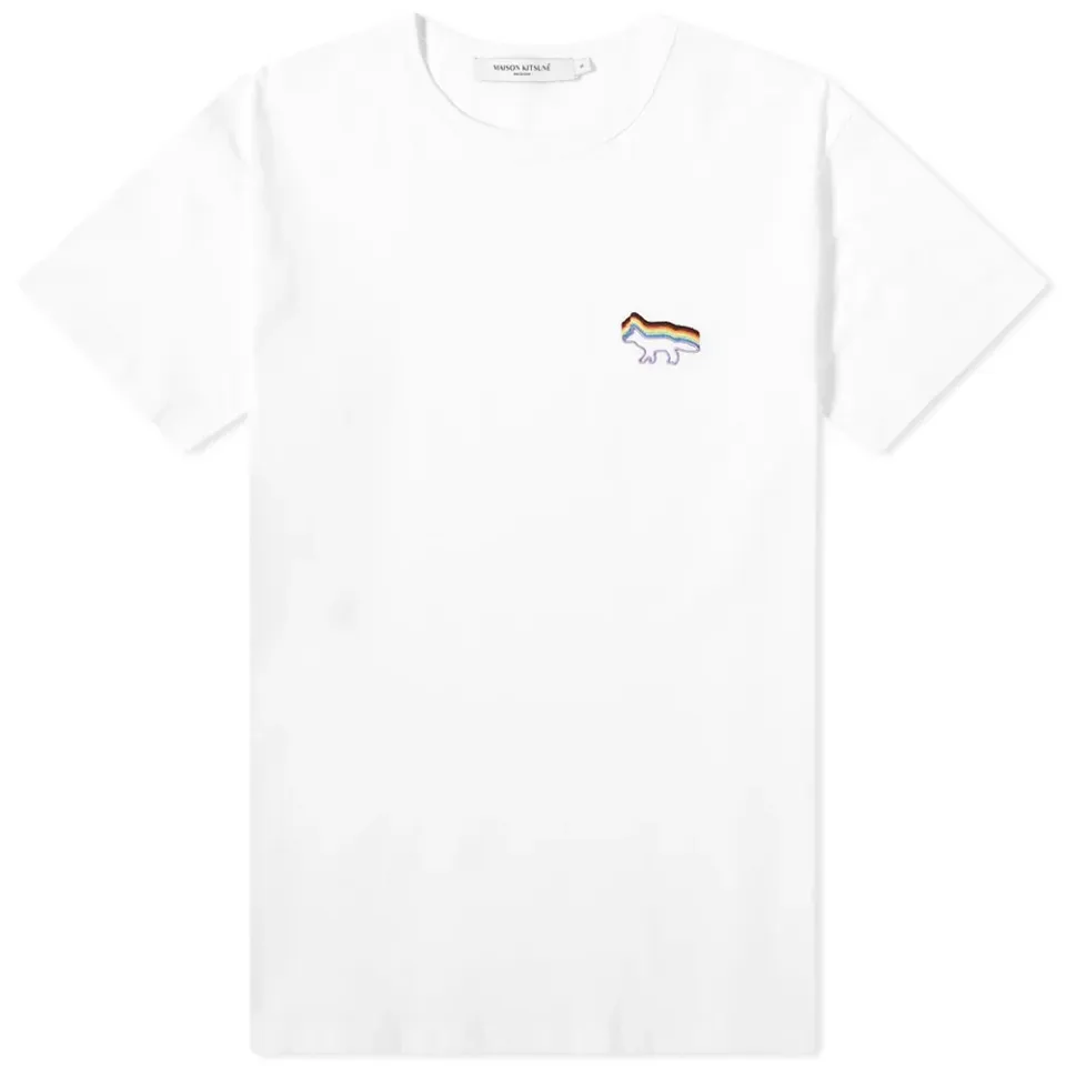 Maison Kitsuné x Trevor Project Fox Rainbow Fox Embroidered