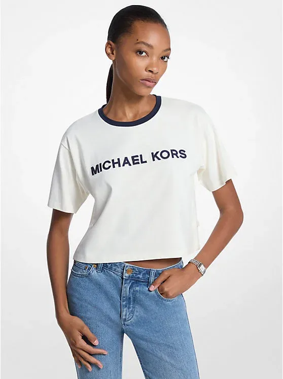 Appliquéd Cotton T-Shirt