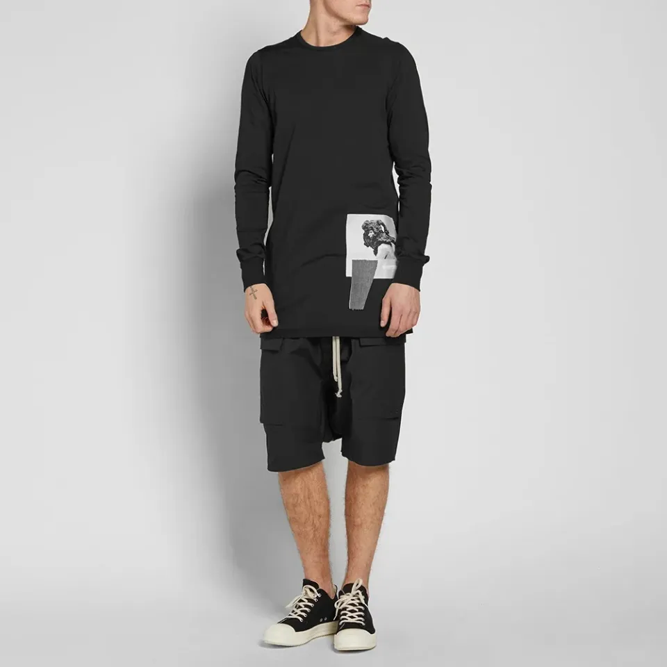 DRKSHDW Long Sleeve Level Patch Tee