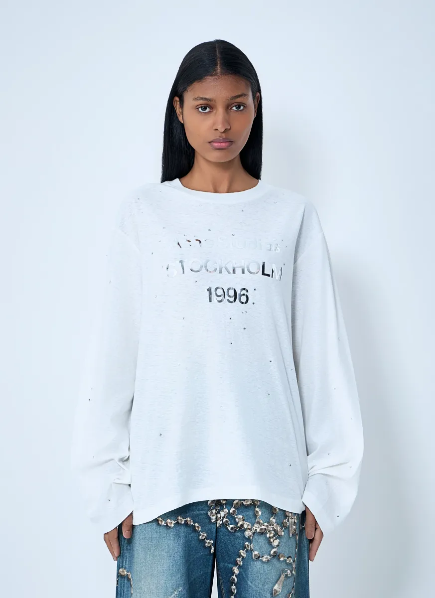 Logo Print Long Sleeve T-Shirt