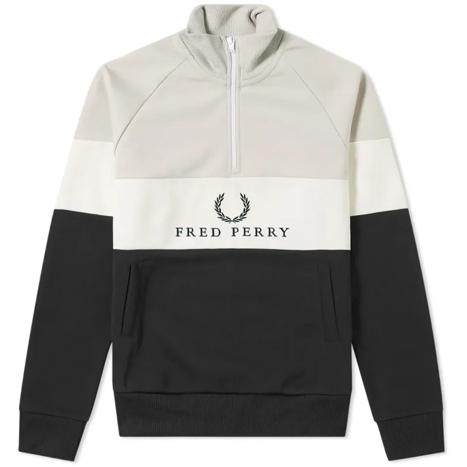 Fred Perry Embroidered Panel Sweat