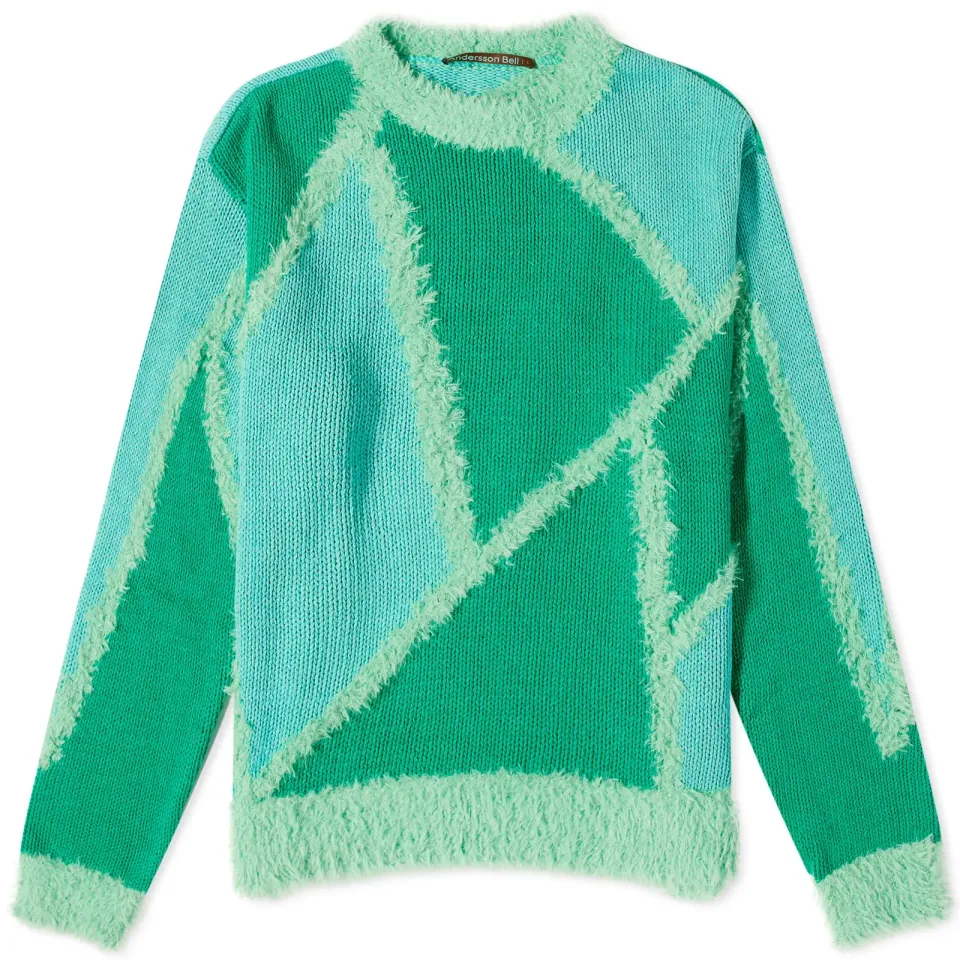 Reims Intarsia Crew Sweater