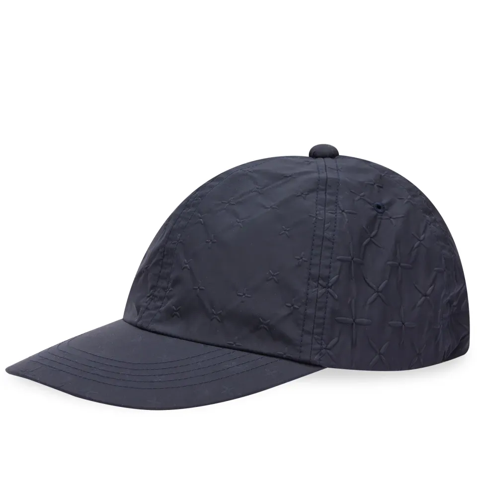 Cross Pattern Drawcord Cap