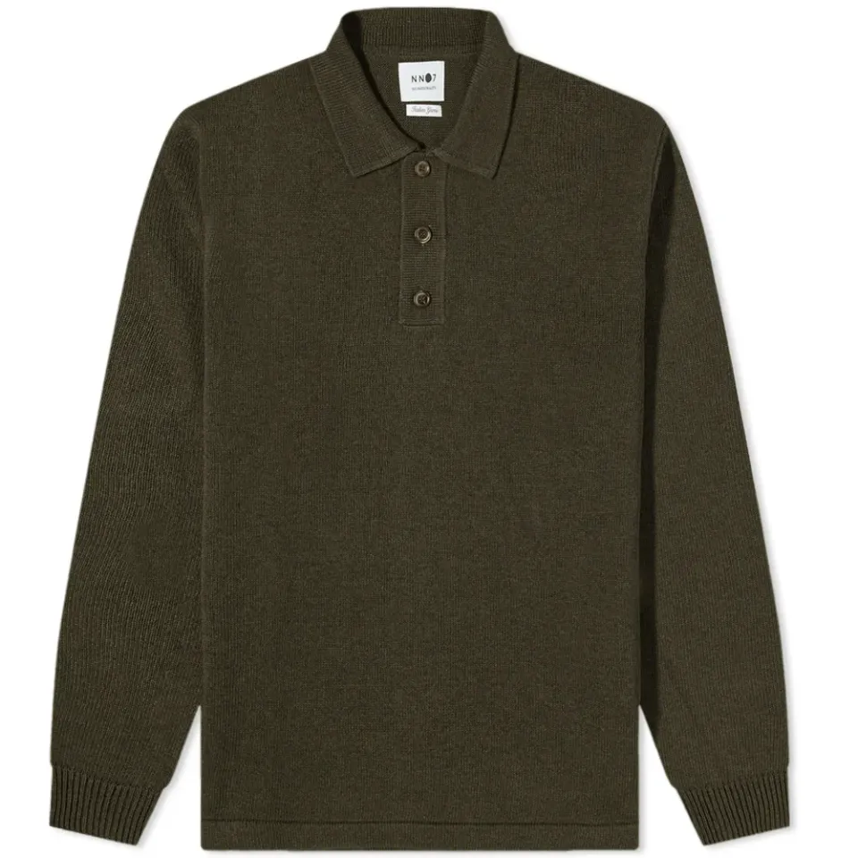 Long Sleeve Vito Knitted Polo