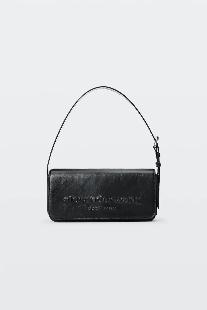 PUNCH FLAP SHOULDER BAG