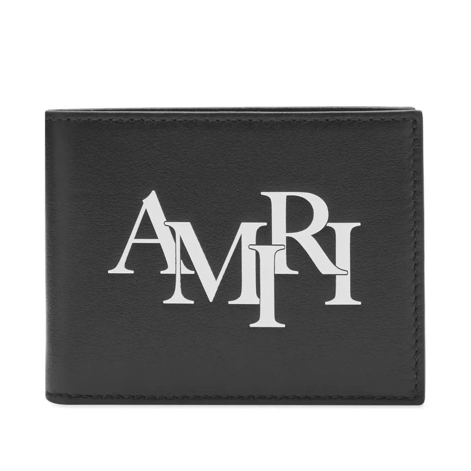 Staggered Logo Bifold Wallet