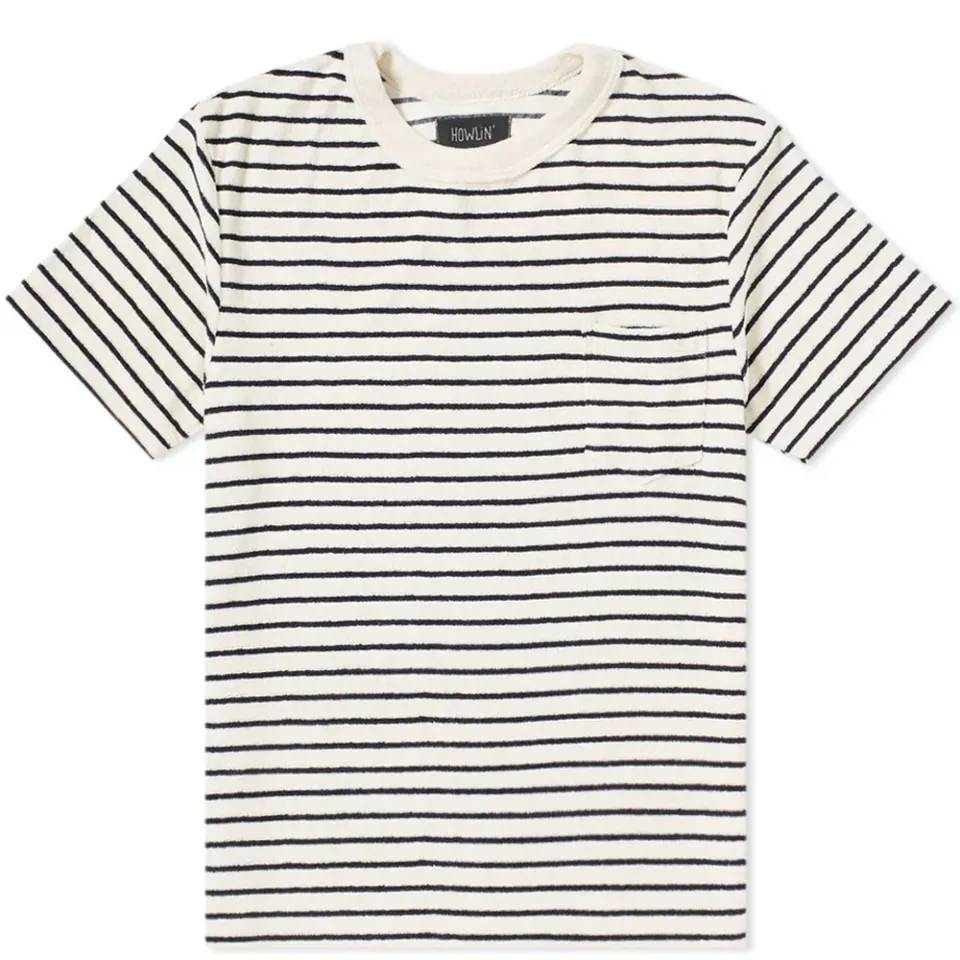 Howlin' Psycho Killer Stripe Towelling Tee