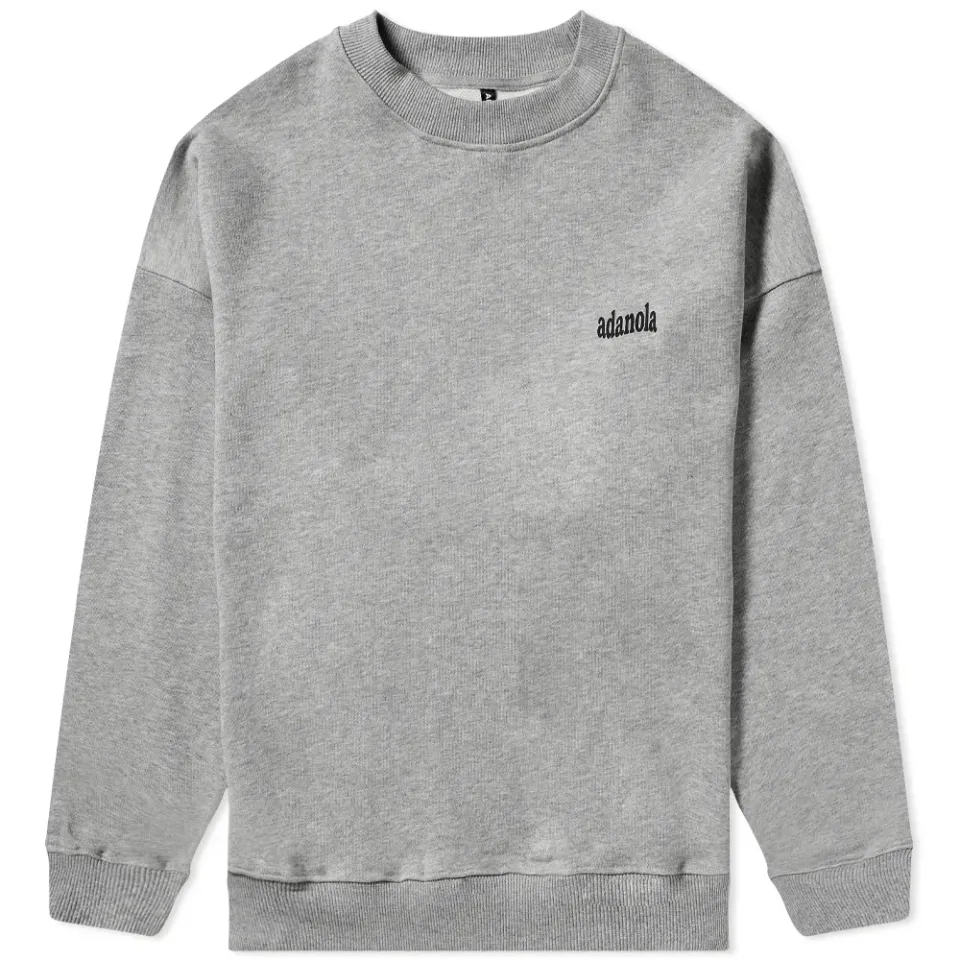 Small Logo Oversized Crew Sweat