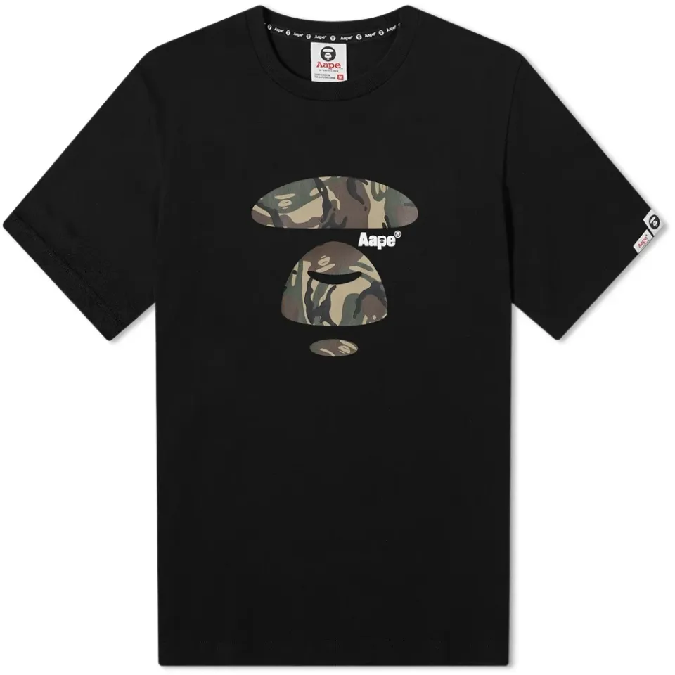 AAPE AAPE Green Camo Head T-Shirt
