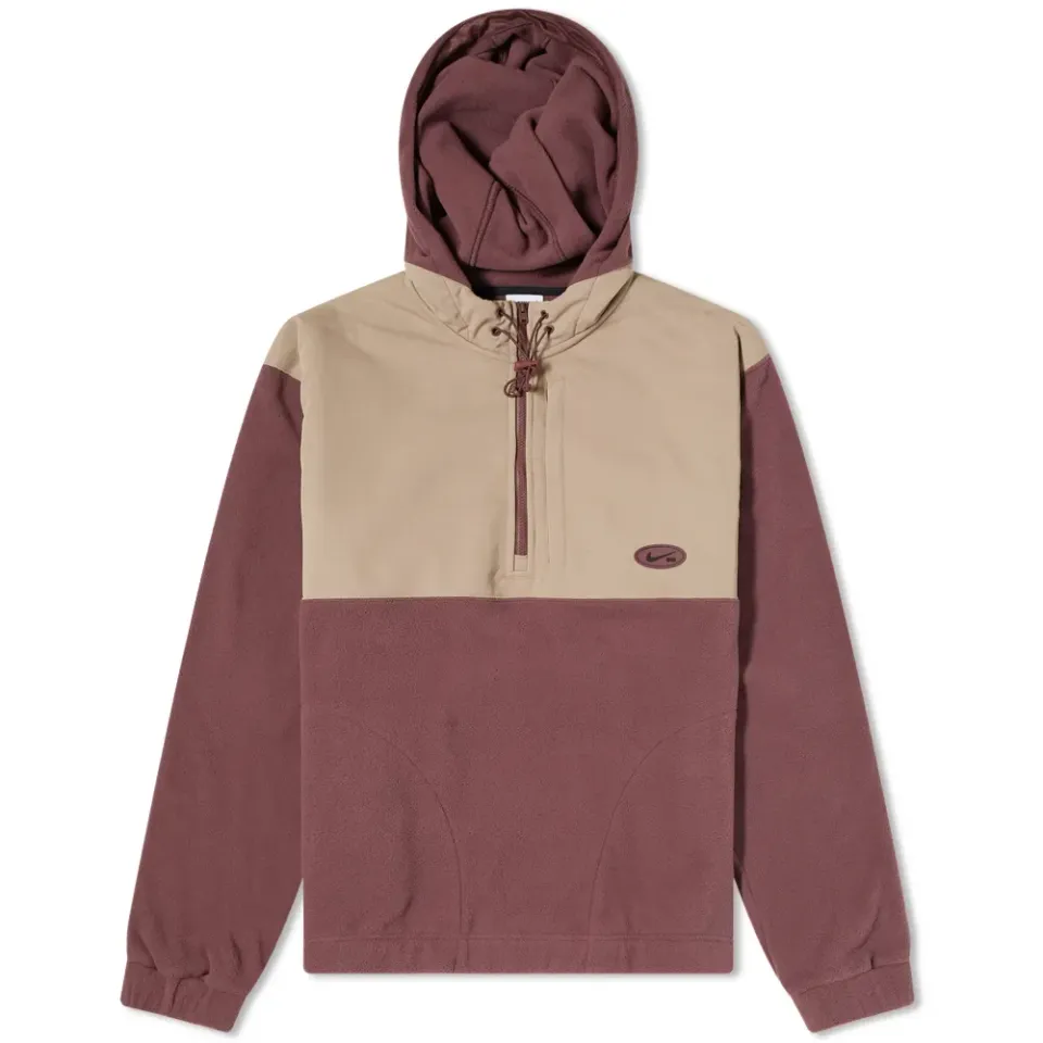 Polar Fleece Half Zip Hoodie