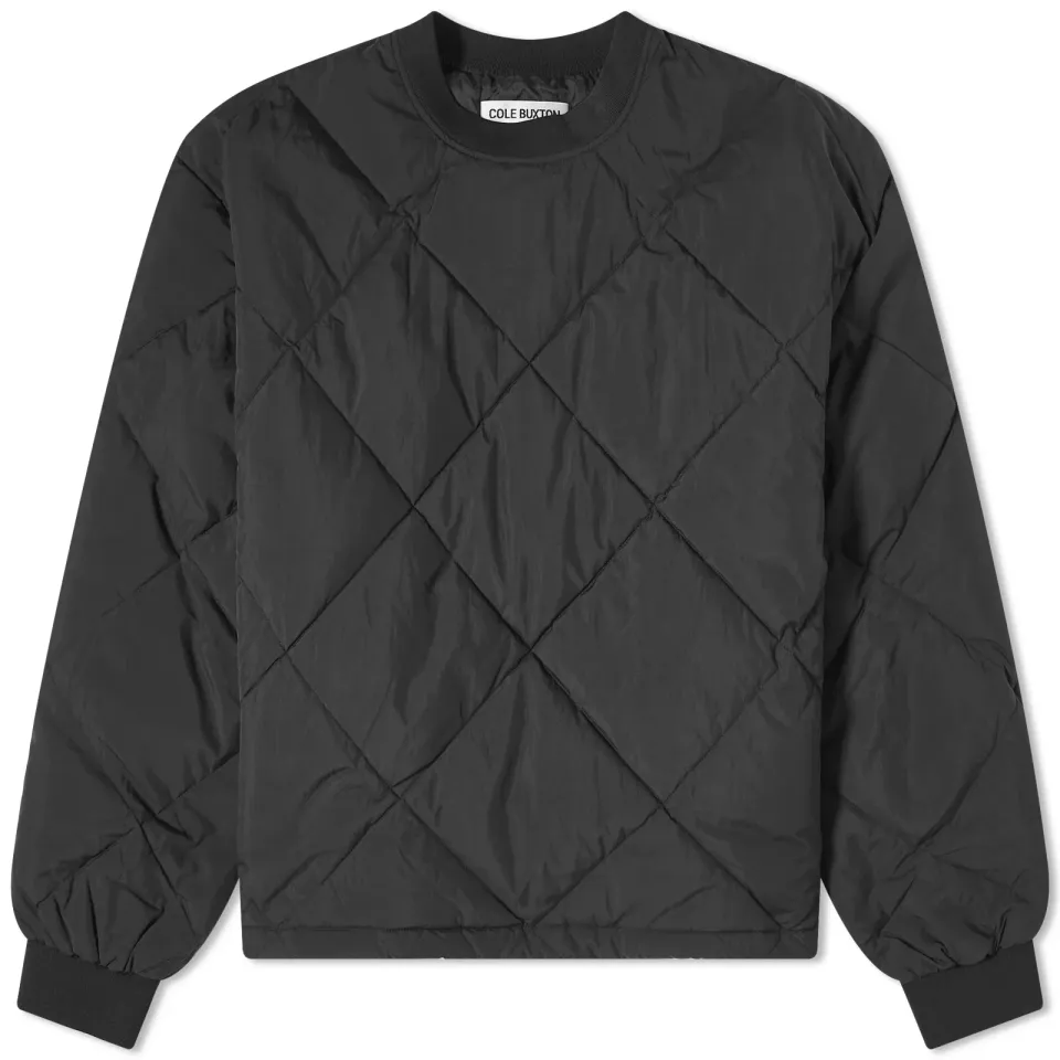 Quilted Crew Popover Jacket