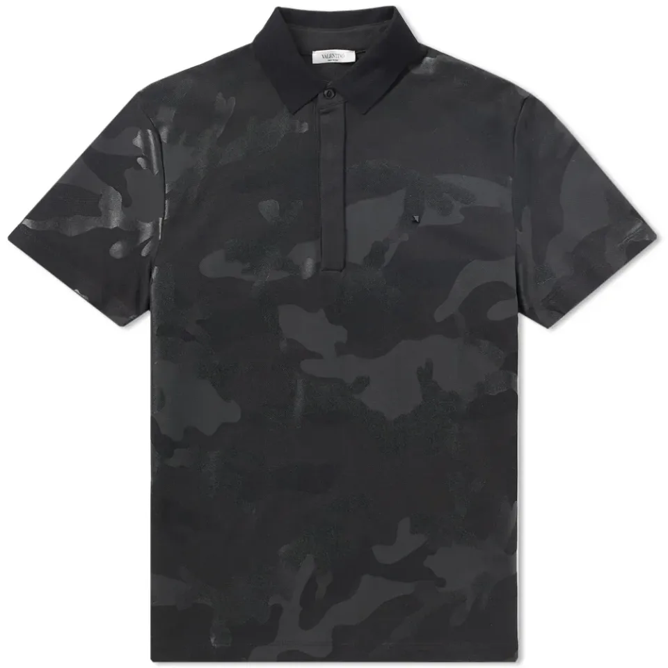 Overprinted Camo Polo