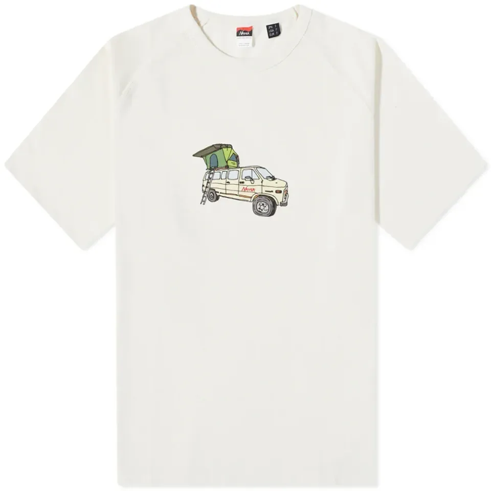 x Ushioda Hiroaki Van Life Print T-Shirt