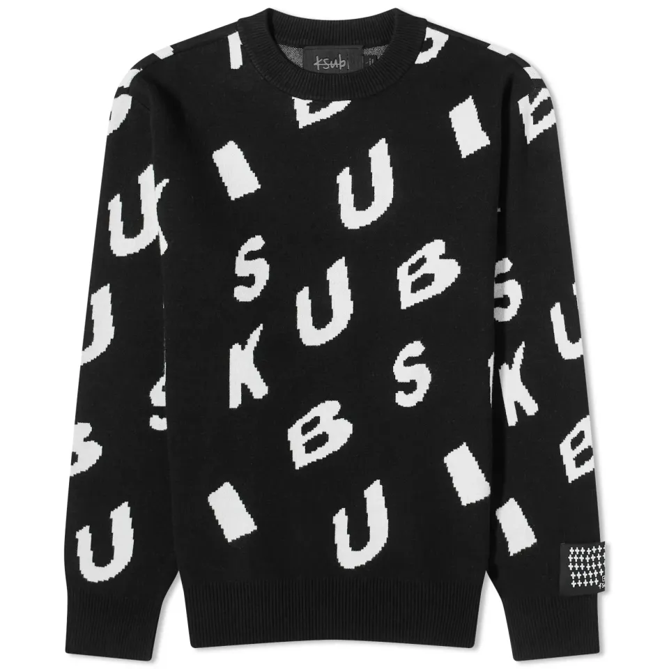 Letters Crew Knit