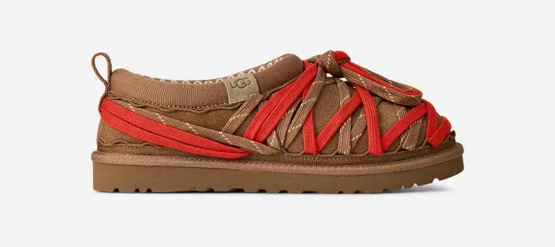 Tasman Lace, Suede/Polyester